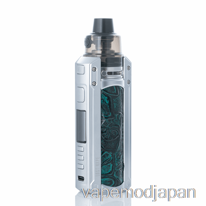 VAPE MOD ロストベイプ URSA クエスト 100W ポッド MOD キット ステンレス/ウキランレザー